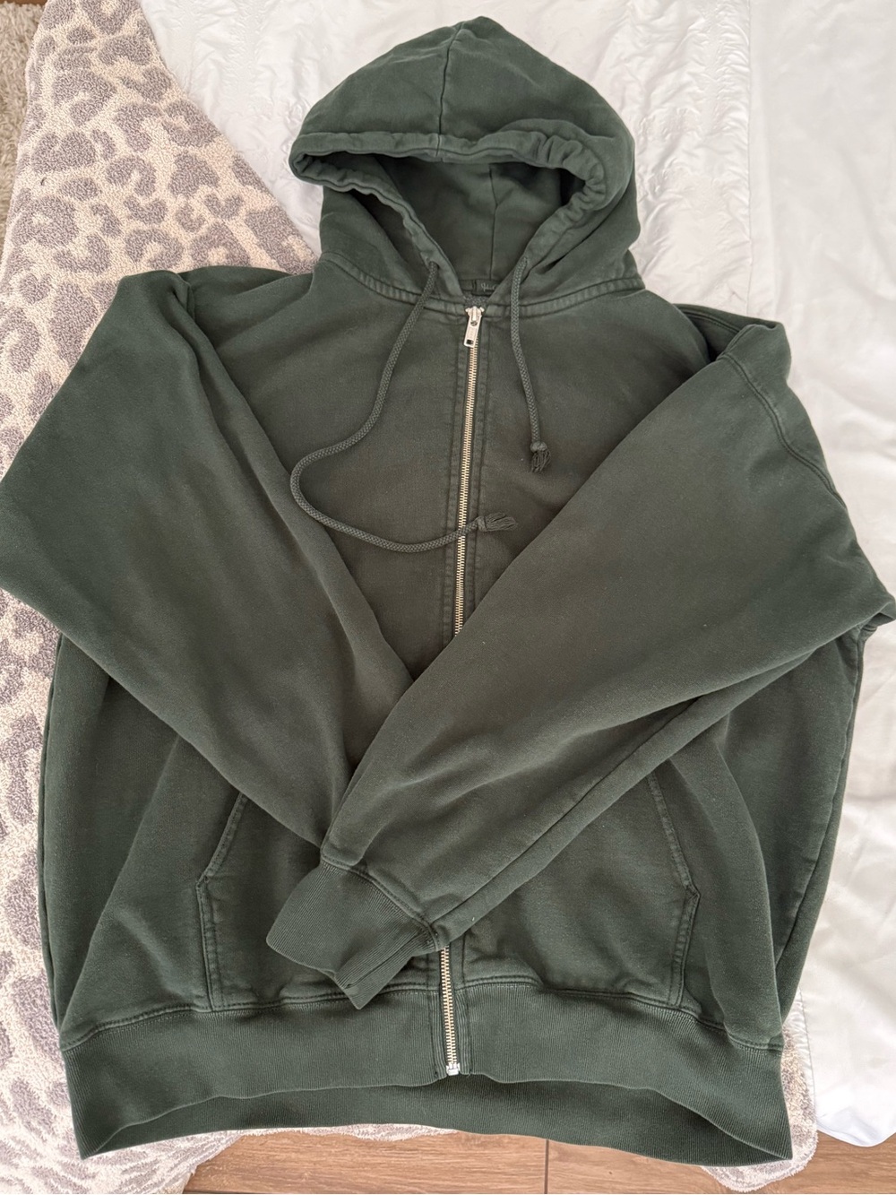Brandy Melville/ John Galt Christy Full Zip Oversized Hoodie
